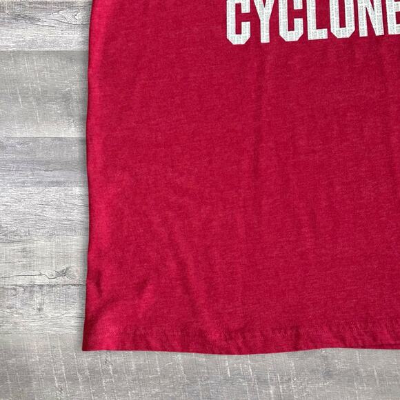 Colosseum Iowa State University Cyclones ISU T Shirt Large Red Short Sleeve NCAA - Picture 4 of 8